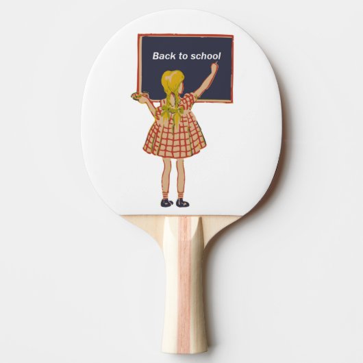 RAQUETTE DE PING PONG RETOUR À L'ÉCOLE (Devant)