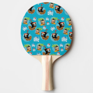 Raquette De Ping Pong Retour en caoutchouc rouge