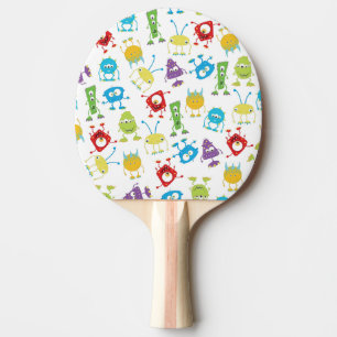 Raquette De Ping Pong Retour en caoutchouc rouge