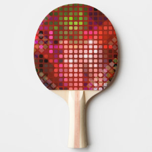 Raquette De Ping Pong Retour en caoutchouc rouge
