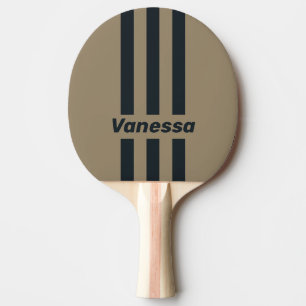 Raquette De Ping Pong Rétro Desert Trois Bandes avec Nom