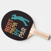 Raquette De Ping Pong Retro Golfer - Meilleur Papa Par Par (Côté)