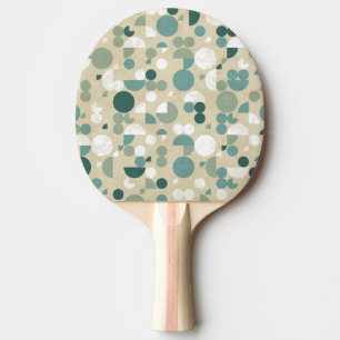 Raquette De Ping Pong Rétro motif abstrait