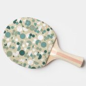 Raquette De Ping Pong Rétro motif abstrait (Côté)