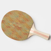 Raquette De Ping Pong Rétro motif géométrique 2 (Côté)