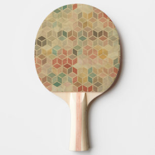 Raquette De Ping Pong Rétro motif géométrique 5