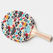 Raquette De Ping Pong Rétro navigation d'illustration de pirates (Côté)