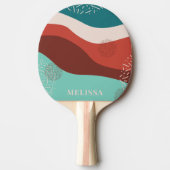 Raquette De Ping Pong Rétro personnalisé (Devant)