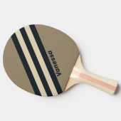 Raquette De Ping Pong Retro Stormy Desert Three Stripes with Name (Côté)