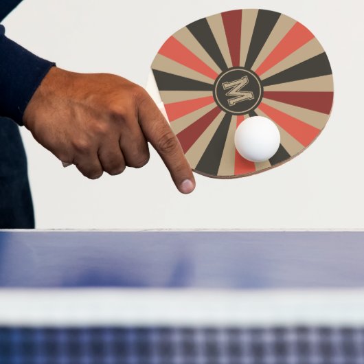 Raquette De Ping Pong Retro Sunburst (Insitu)