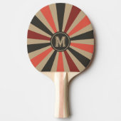Raquette De Ping Pong Retro Sunburst (Devant)