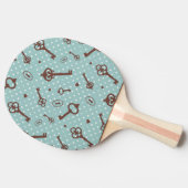 Raquette De Ping Pong Rétros clés de Valentine (Côté)