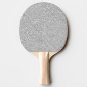 Raquette De Ping Pong Revêtement floral gris (Dos)