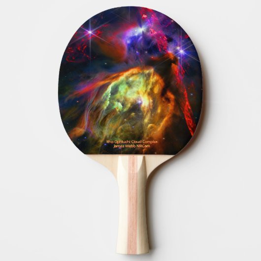 Raquette De Ping Pong Rho Ophiuchi Cloud Complex - James Webb NIRCam (Dos)