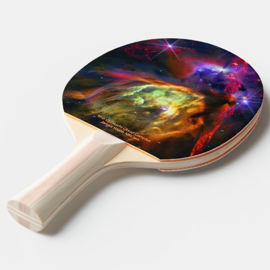 Raquette De Ping Pong Rho Ophiuchi Cloud Complex - James Webb NIRCam (Devant Angle)