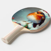 Raquette De Ping Pong Robin de Noël (1) (Devant Angle)