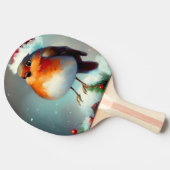 Raquette De Ping Pong Robin de Noël (1) (Côté)