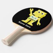 Raquette De Ping Pong Robot jaune (Devant Angle)