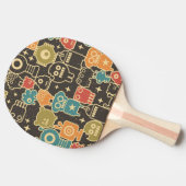 Raquette De Ping Pong Robots sur brun (Côté)