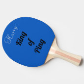 Raquette De Ping Pong Roi de Ping personnalisé (Côté)