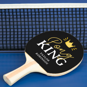 Raquette De Ping Pong Roi personnalisé de
