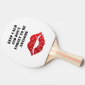 Raquette De Ping Pong Romantic chic luxe red lips (Côté)