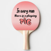 Raquette De Ping Pong Ronchon le cochon (Devant)