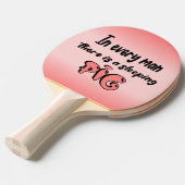 Raquette De Ping Pong Ronchon le cochon (Devant Angle)