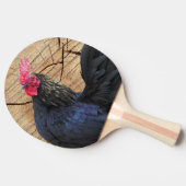 Raquette De Ping Pong Rooster noir (Côté)