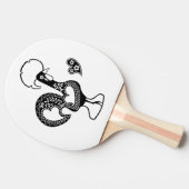 Raquette De Ping Pong Rooster portugais de la chance (Côté)