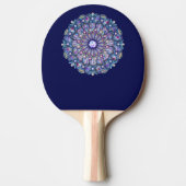 Raquette De Ping Pong Rosace bleue (Devant)
