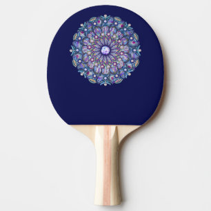 Raquette De Ping Pong Rosace bleue