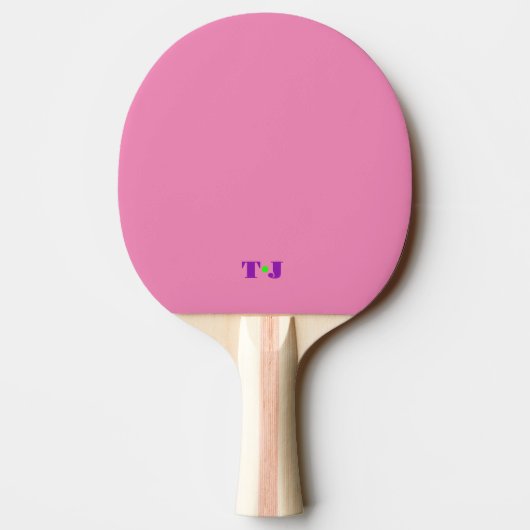 Raquette De Ping Pong rose (Dos)