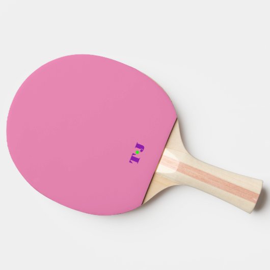 Raquette De Ping Pong rose (Côté)