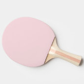 Raquette De Ping Pong Rose clair solide (Côté)