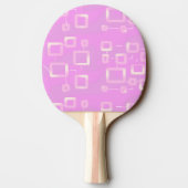 Raquette De Ping Pong Rose Géométrique (Dos)
