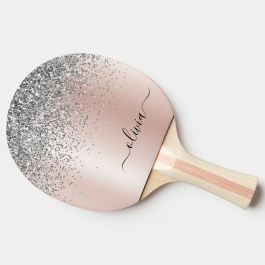Raquette De Ping Pong Rose Gold (Côté)