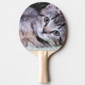 Raquette De Ping Pong Rose Gold Foil Signature Monogramme moderne Photo (Dos)