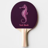 Raquette De Ping Pong Rose hippocampe (Dos)