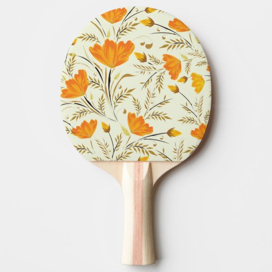 Raquette De Ping Pong Rose jaune (Devant)