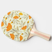 Raquette De Ping Pong Rose jaune (Côté)