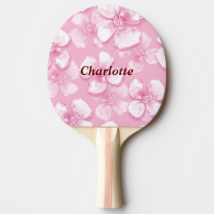 Raquette De Ping Pong Rose personnalisé