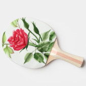 Raquette De Ping Pong Rose rouge (Côté)