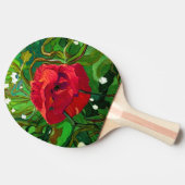 RAQUETTE DE PING PONG ROSE ROUGE (Côté)