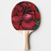 Raquette De Ping Pong "Rose rouge #1" Ping Pong Paddle (Dos)