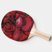 Raquette De Ping Pong "Rose rouge #1" Ping Pong Paddle (Côté)