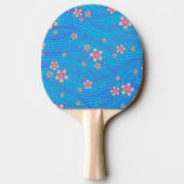 Raquette De Ping Pong rose violet et bleu (Dos)