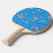 Raquette De Ping Pong rose violet et bleu (Devant Angle)