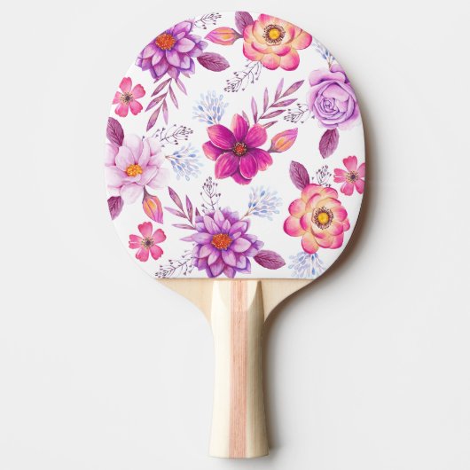 Raquette De Ping Pong Rose violette (Devant)