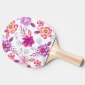 Raquette De Ping Pong Rose violette (Côté)